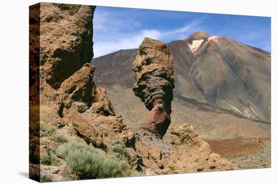 Roques Chinchado, Parque Nacional Del Teide, Tenerife, Canary Islands, 2007-Peter Thompson-Stretched Canvas