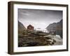 Rorbu and Jetty on Fjord, Lofoten Islands, Norway, Scandinavia, Europe-Purcell-Holmes-Framed Photographic Print