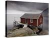 Rorbu on Stilts by Fjord, Lofoten Islands, Norway, Scandinavia, Europe-Purcell-Holmes-Stretched Canvas