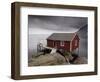 Rorbu on Stilts by Fjord, Lofoten Islands, Norway, Scandinavia, Europe-Purcell-Holmes-Framed Photographic Print