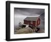 Rorbu on Stilts by Fjord, Lofoten Islands, Norway, Scandinavia, Europe-Purcell-Holmes-Framed Photographic Print