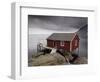 Rorbu on Stilts by Fjord, Lofoten Islands, Norway, Scandinavia, Europe-Purcell-Holmes-Framed Photographic Print