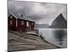 Rorbuer on Fjord with Mountains, Lofoten Islands, Norway, Scandinavia, Europe-Purcell-Holmes-Mounted Photographic Print