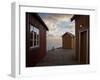 Rorbuer on Jetty, Lofoten Islands, Norway, Scandinavia, Europe-Purcell-Holmes-Framed Photographic Print