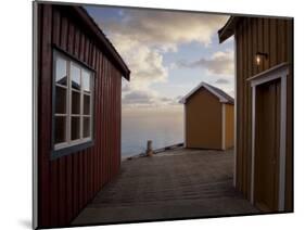 Rorbuer on Jetty, Lofoten Islands, Norway, Scandinavia, Europe-Purcell-Holmes-Mounted Photographic Print