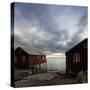 Rorbuer on Stilts at Waters Edge, Lofoten Islands, Norway, Scandinavia, Europe-Purcell-Holmes-Stretched Canvas