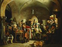 Soldiers in the Keep of a Castle-Rorbye Martinus-Mounted Giclee Print