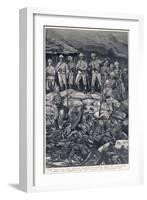 Rorke's Drift Chard and Bromhead with Their Men the Morning after the Zulu Attack-J. Nash-Framed Art Print