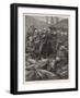 Rorkes Drift Chard and Bromhead with Their Men the Morning after the Zulu Attack-J. Bell-Framed Art Print