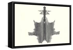 Rorschach Chart Image-null-Framed Stretched Canvas