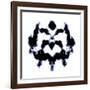 Rorschach Graphic-magann-Framed Art Print