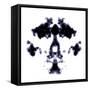 Rorschach Ink Graphic-magann-Framed Stretched Canvas