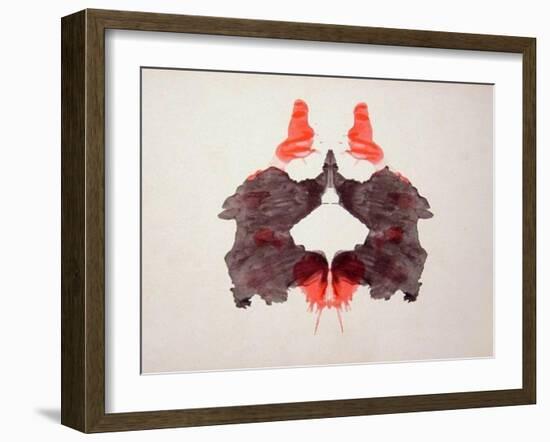 Rorschach Test Card No. 2-Science Source-Framed Giclee Print