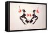 Rorschach Test Card No. 3-Science Source-Framed Stretched Canvas