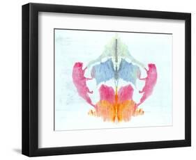 Rorschach Test Card No. 8-Science Source-Framed Giclee Print