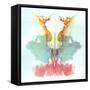 Rorschach Test Card No. 9-Science Source-Framed Stretched Canvas