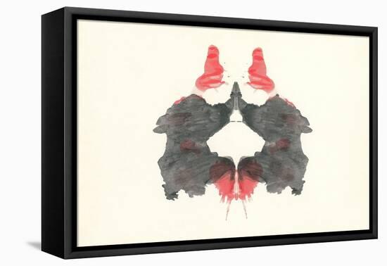 Rorschach Test Pattern-null-Framed Stretched Canvas