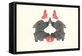 Rorschach Test Pattern-null-Framed Stretched Canvas