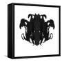 Rorschach type inkblot-Spencer Sutton-Framed Stretched Canvas