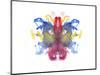 Rorschach type inkblot-Spencer Sutton-Mounted Art Print