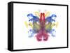 Rorschach type inkblot-Spencer Sutton-Framed Stretched Canvas