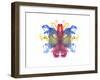 Rorschach type inkblot-Spencer Sutton-Framed Art Print