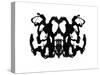 Rorschach type inkblot-Spencer Sutton-Stretched Canvas