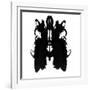 Rorschach type inkblot-Spencer Sutton-Framed Giclee Print