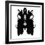 Rorschach type inkblot-Spencer Sutton-Framed Giclee Print