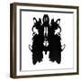 Rorschach type inkblot-Spencer Sutton-Framed Giclee Print