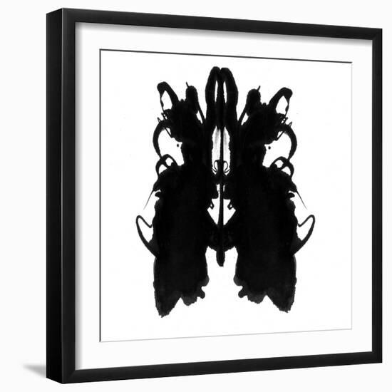 Rorschach type inkblot-Spencer Sutton-Framed Giclee Print