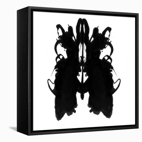 Rorschach type inkblot-Spencer Sutton-Framed Stretched Canvas