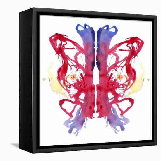 Rorschach type inkblot-Spencer Sutton-Framed Stretched Canvas