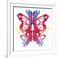 Rorschach type inkblot-Spencer Sutton-Framed Giclee Print