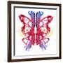 Rorschach type inkblot-Spencer Sutton-Framed Giclee Print