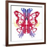 Rorschach type inkblot-Spencer Sutton-Framed Giclee Print