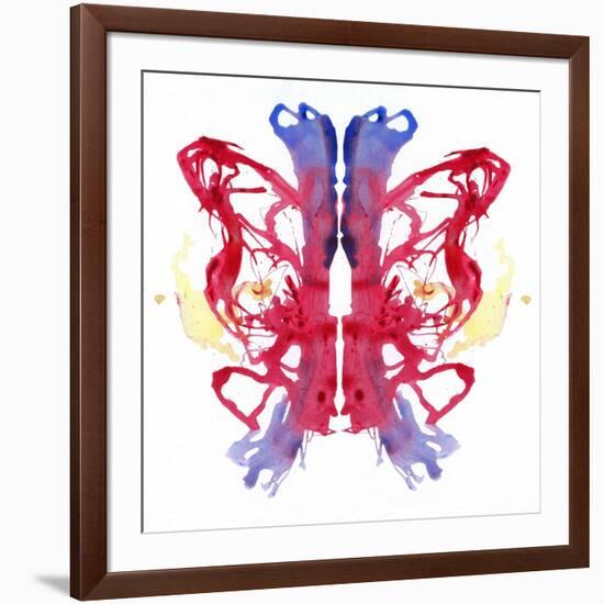 Rorschach type inkblot-Spencer Sutton-Framed Giclee Print