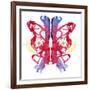 Rorschach type inkblot-Spencer Sutton-Framed Giclee Print