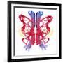 Rorschach type inkblot-Spencer Sutton-Framed Giclee Print