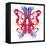 Rorschach type inkblot-Spencer Sutton-Framed Stretched Canvas