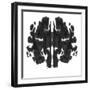 Rorschach type inkblot-Spencer Sutton-Framed Giclee Print