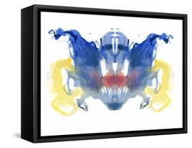 Rorschach type inkblot-Spencer Sutton-Framed Stretched Canvas
