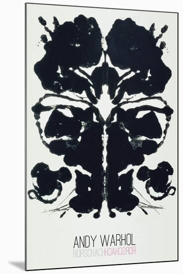 Rorschach-Andy Warhol-Mounted Art Print