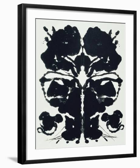 Rorschach-Andy Warhol-Framed Giclee Print