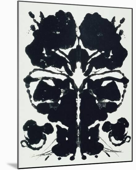 Rorschach-Andy Warhol-Mounted Giclee Print