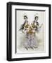 Rosa and Josepha Blazek, Siamese Twins from Bohemia, 1891-Henri Meyer-Framed Giclee Print