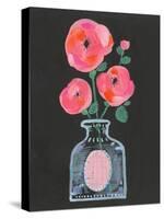 Rosa Blossom Jar-Joelle Wehkamp-Stretched Canvas