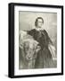 Rosa Bonheur, French Artist-Edouard Louis Dubufe-Framed Giclee Print