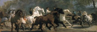 Ploughing in the Region of Nevers: Clearance-Rosa Bonheur-Art Print
