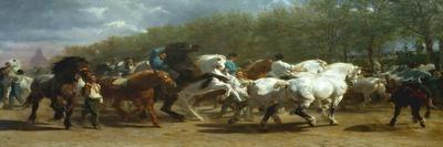 Ploughing in the Region of Nevers: Clearance-Rosa Bonheur-Art Print